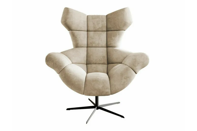 Rathkeale Fåtölj Beige/Black - Møbler - Stoler - Lenestoler