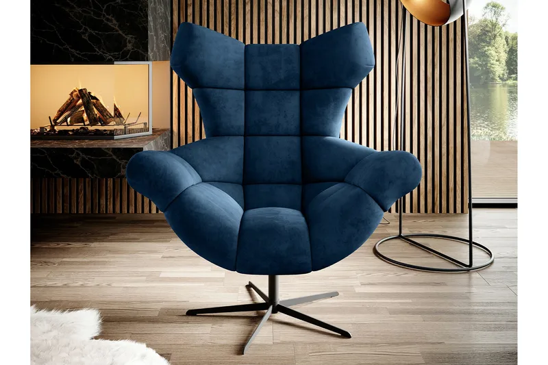 Rathkeale Fåtölj Dark blue - Møbler - Stoler - Lenestoler