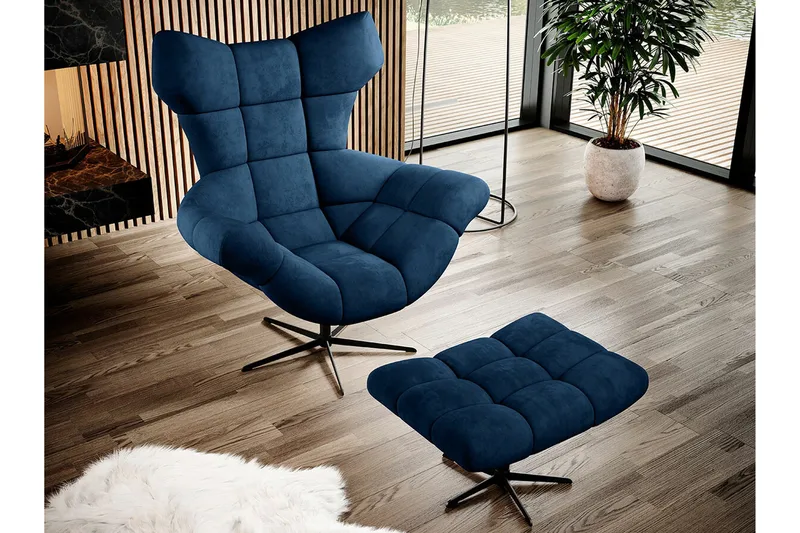 Rathkeale Fåtölj Dark blue - Møbler - Stoler - Lenestoler