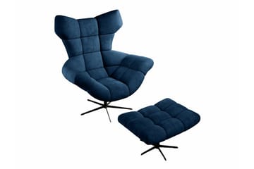 Rathkeale Fåtölj Dark blue - Møbler - Stoler - Lenestoler