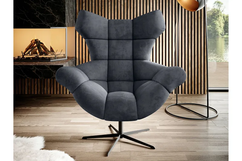 Rathkeale Fåtölj Dark grey - Møbler - Stoler - Lenestoler