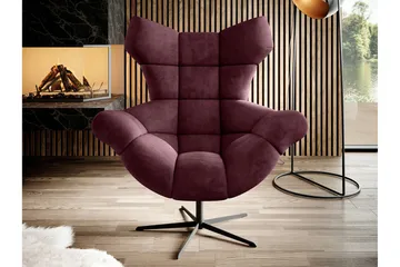 Rathkeale Fåtölj Dark red - Møbler - Stoler - Lenestoler