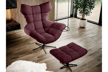 Rathkeale Fåtölj Dark red - Møbler - Stoler - Lenestoler