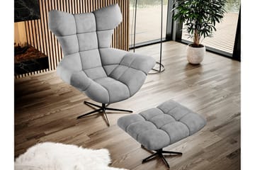 Rathkeale Fåtölj Light grey/Dark grey - Møbler - Stoler - Lenestoler