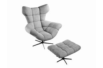 Rathkeale Fåtölj Light grey/Dark grey - Møbler - Stoler - Lenestoler