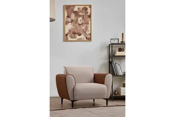 Rebelo Lenestol - Beige - Møbler - Stoler - Lenestoler