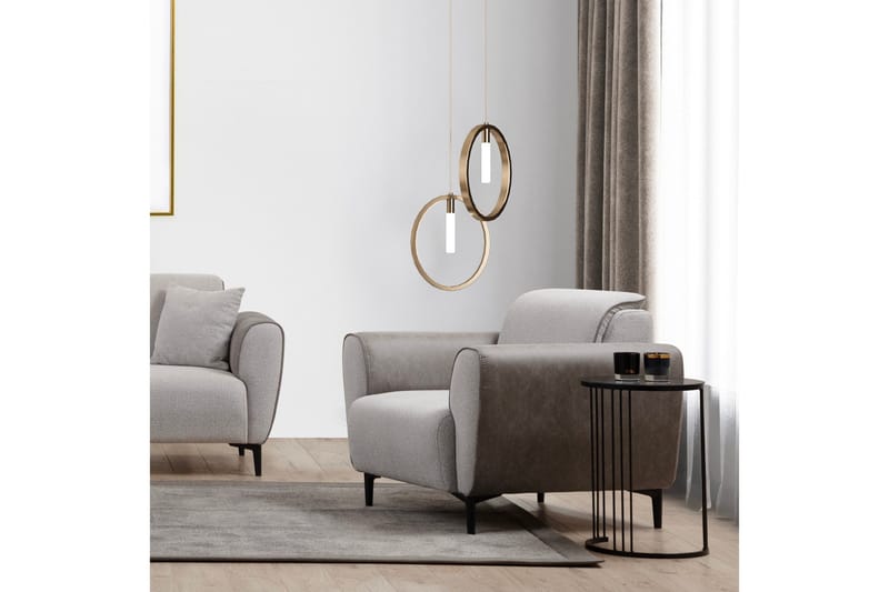 Rebelo Lenestol - Grå - Møbler - Stoler - Lenestoler