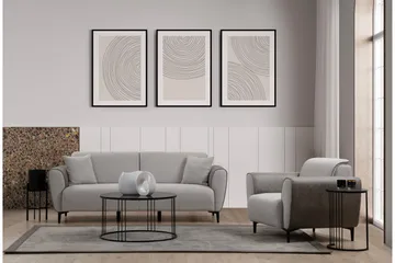 Rebelo Lenestol - Grå - Møbler - Stoler - Lenestoler