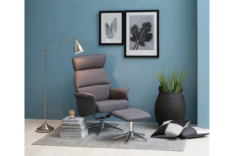 Bleur Reclinerstol - Grå - Møbler - Stoler - Lenestoler - Recliner