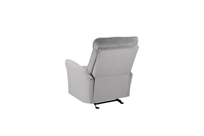 Recliner Chesley Grå, Fløyel/Metall/Tre - Grå, Fløyel/Metall/Tre - Møbler - Stoler - Lenestoler - Recliner