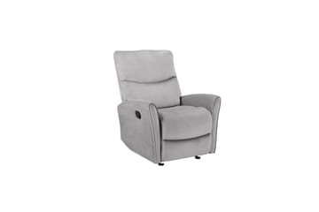 Recliner Chesley Grå, Fløyel/Metall/Tre