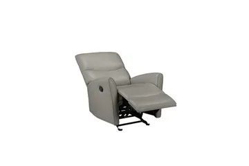 Recliner Chesley Grå, PU/metall/tre - Grå, PU/metall/tre - Møbler - Stoler - Lenestoler - Recliner
