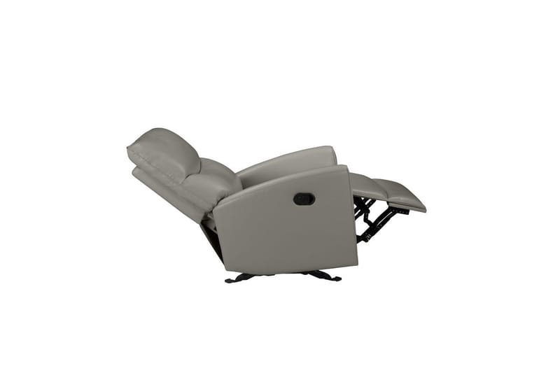 Recliner Chesley Grå, PU/metall/tre - Grå, PU/metall/tre - Møbler - Stoler - Lenestoler - Liggestol