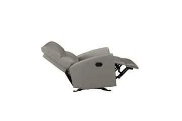 Recliner Chesley Grå, PU/metall/tre - Grå, PU/metall/tre - Møbler - Stoler - Lenestoler - Recliner