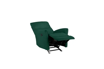Recliner Chesley Mørk grønn, Fløyel/Metall/Tre - Mørk grønn, Fløyel/Metall/Tre - Møbler - Stoler - Lenestoler - Recliner