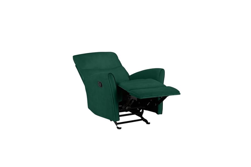 Recliner Chesley Mørk grønn, Fløyel/Metall/Tre - Mørk grønn, Fløyel/Metall/Tre - Møbler - Stoler - Lenestoler - Recliner