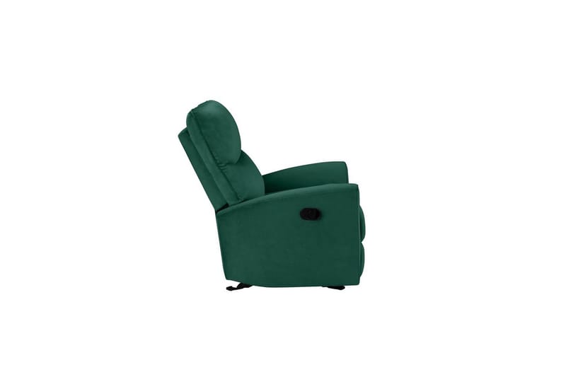Recliner Chesley Mørk grønn, Fløyel/Metall/Tre - Mørk grønn, Fløyel/Metall/Tre - Møbler - Stoler - Lenestoler - Recliner