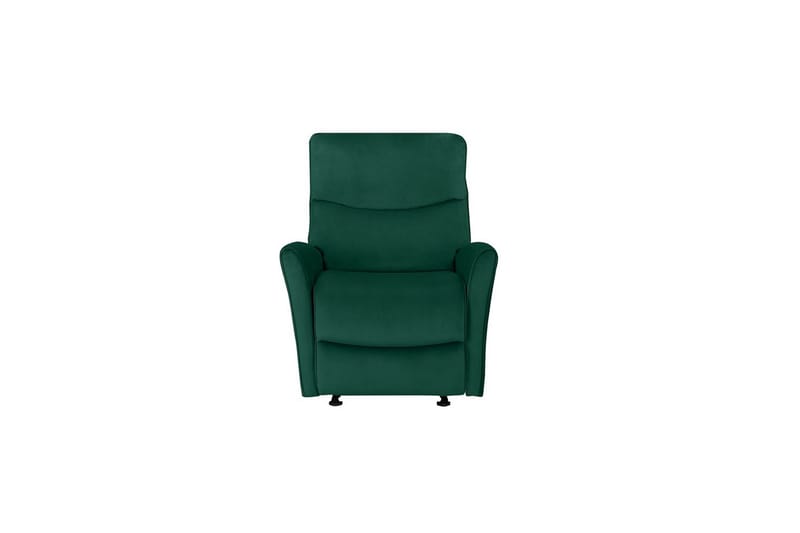 Recliner Chesley Mørk grønn, Fløyel/Metall/Tre - Mørk grønn, Fløyel/Metall/Tre - Møbler - Stoler - Lenestoler - Liggestol