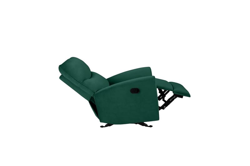 Recliner Chesley Mørk grønn, Fløyel/Metall/Tre - Mørk grønn, Fløyel/Metall/Tre - Møbler - Stoler - Lenestoler - Liggestol