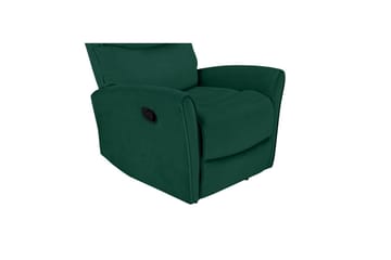 Recliner Chesley Mørk grønn, Fløyel/Metall/Tre - Mørk grønn, Fløyel/Metall/Tre - Møbler - Stoler - Lenestoler - Liggestol