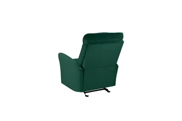 Recliner Chesley Mørk grønn, Fløyel/Metall/Tre - Mørk grønn, Fløyel/Metall/Tre - Møbler - Stoler - Lenestoler - Recliner