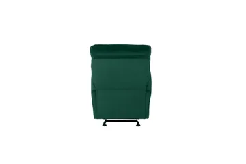 Recliner Chesley Mørk grønn, Fløyel/Metall/Tre - Mørk grønn, Fløyel/Metall/Tre - Møbler - Stoler - Lenestoler - Recliner