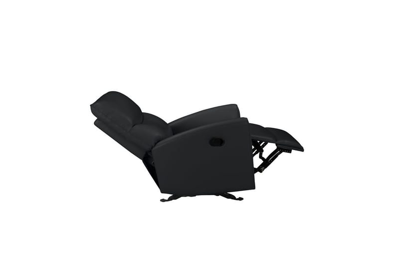 Recliner Chesley Svart, PU/metall/tre - Svart, PU/metall/tre - Møbler - Stoler - Lenestoler - Recliner