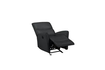 Recliner Chesley Svart, PU/metall/tre - Svart, PU/metall/tre - Møbler - Stoler - Lenestoler - Recliner