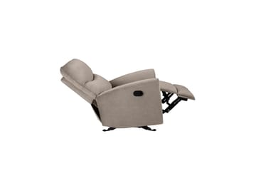 Recliner Chesley Taupe, Fløyel/Metall/Tre - Taupe, Fløyel/Metall/Tre - Møbler - Stoler - Lenestoler - Recliner