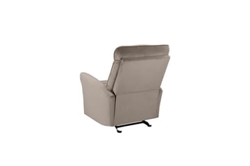 Recliner Chesley Taupe, Fløyel/Metall/Tre - Taupe, Fløyel/Metall/Tre - Møbler - Stoler - Lenestoler - Liggestol