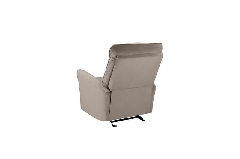 Recliner Chesley Taupe, Fløyel/Metall/Tre - Taupe, Fløyel/Metall/Tre - Møbler - Stoler - Lenestoler - Recliner
