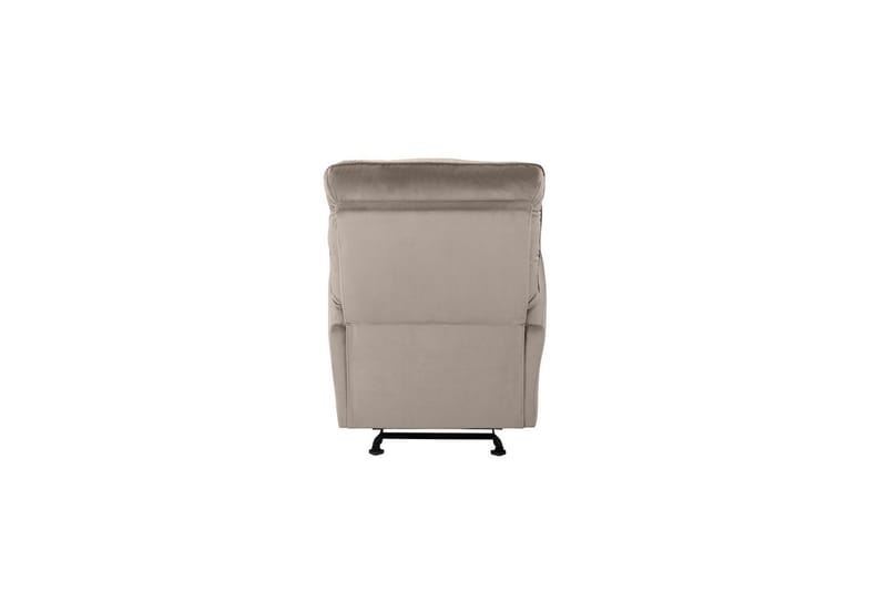 Recliner Chesley Taupe, Fløyel/Metall/Tre - Taupe, Fløyel/Metall/Tre - Møbler - Stoler - Lenestoler - Recliner