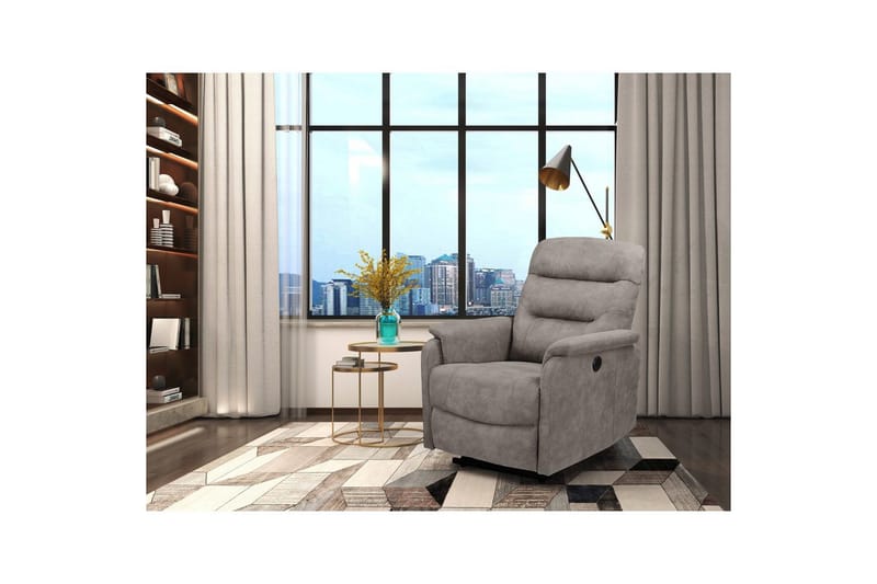 Recliner Coullon Grå - Grå - Møbler - Stoler - Lenestoler - Recliner