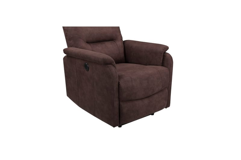 Recliner Coullon Mørk brun - Mørk brun - Møbler - Stoler - Lenestoler - Recliner