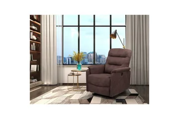 Recliner Coullon Mørk brun - Mørk brun - Møbler - Stoler - Lenestoler - Recliner