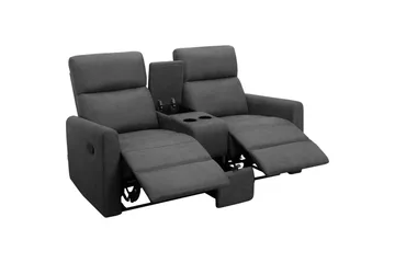 Recliner Dacoulas Antrasitt, Cowboy PU/tre - Antrasitt, Cowboy PU/tre - Møbler - Stoler - Lenestoler - Recliner