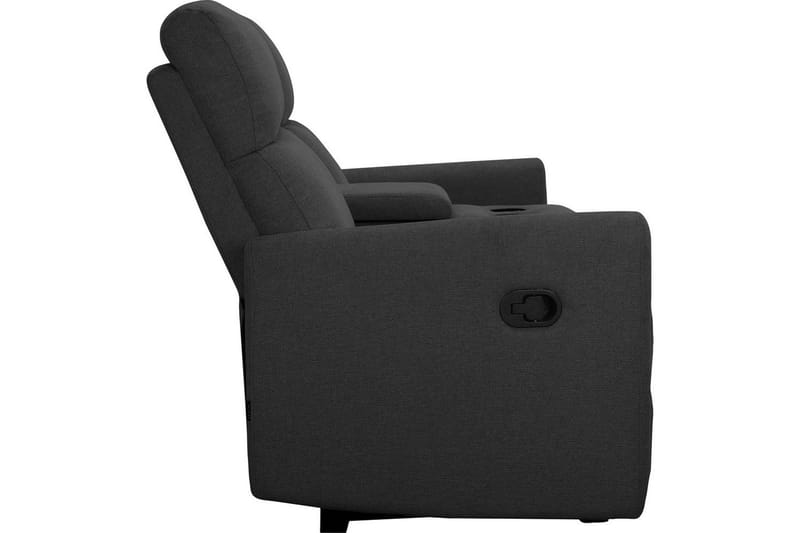 Recliner Dacoulas Antrasitt, Stoff/tre - Antrasitt, Stoff/tre - Møbler - Stoler - Lenestoler - Recliner
