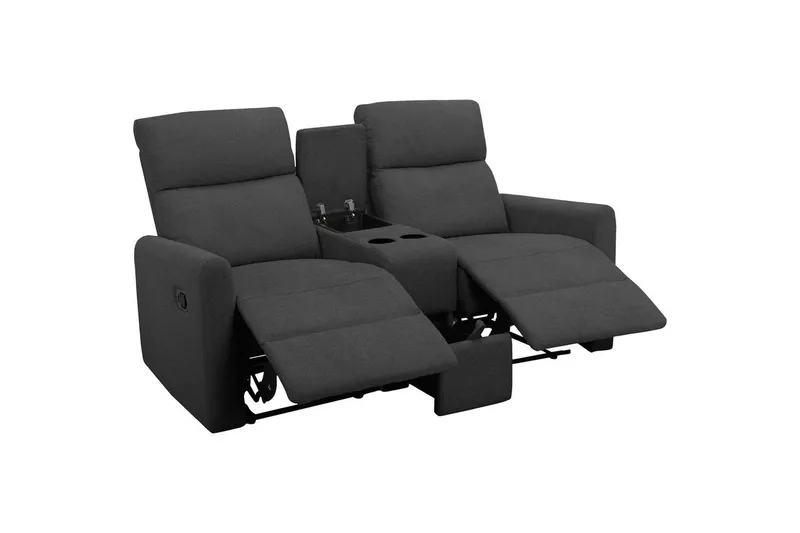 Recliner Dacoulas Antrasitt, Stoff/tre - Antrasitt, Stoff/tre - Møbler - Stoler - Lenestoler - Recliner