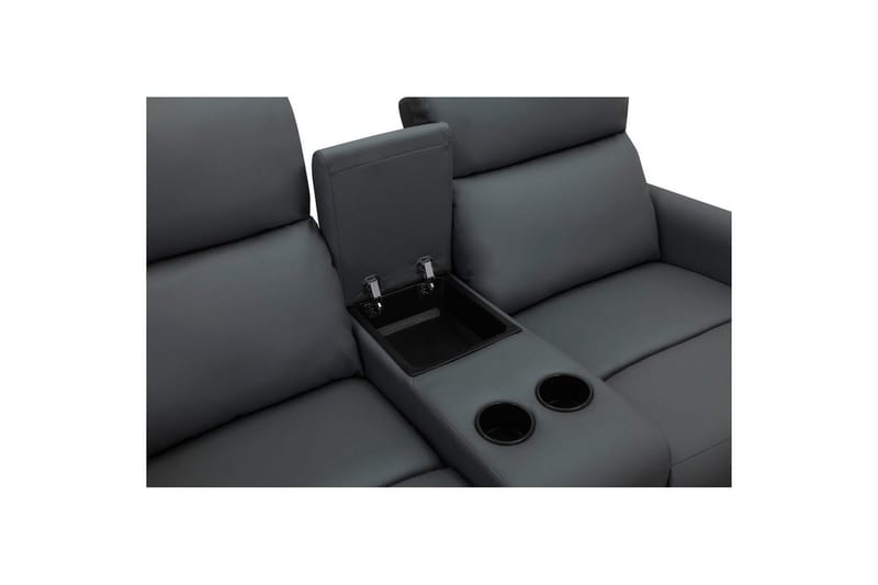 Recliner Dacoulas Antrasitt, PU/tre - Antrasitt, PU/tre - Møbler - Stoler - Lenestoler - Recliner