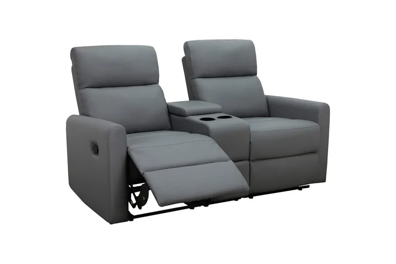 Recliner Dacoulas Antrasitt, PU/tre - Antrasitt, PU/tre - Møbler - Stoler - Lenestoler - Recliner