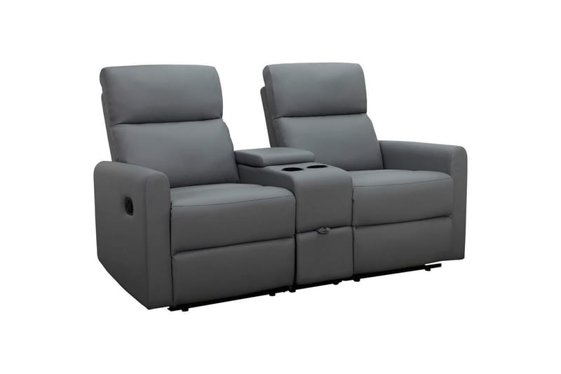 Recliner Dacoulas Antrasitt, PU/tre - Antrasitt, PU/tre - Møbler - Stoler - Lenestoler - Recliner