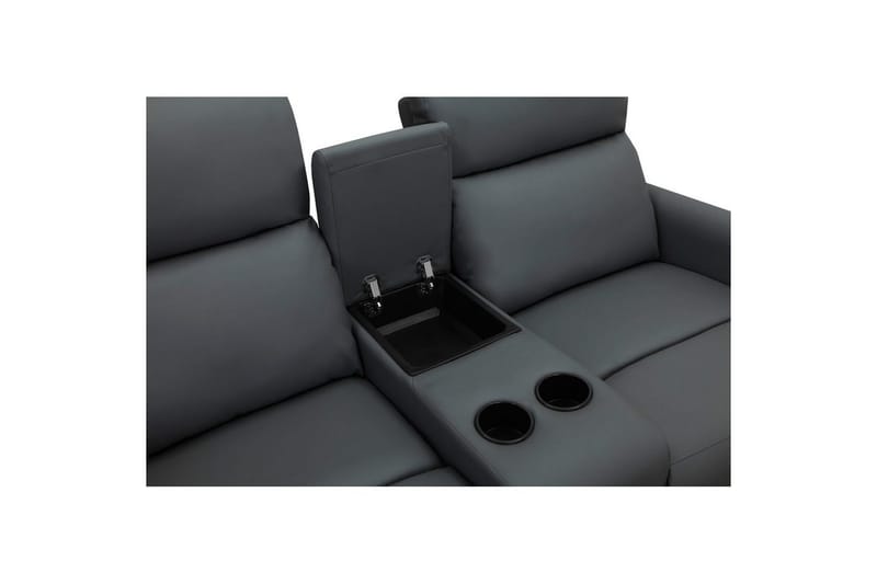 Recliner Dacoulas Antrasitt, PU/tre - Antrasitt, PU/tre - Møbler - Stoler - Lenestoler - Recliner