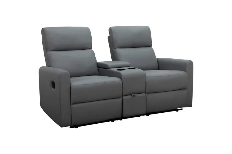 Recliner Dacoulas Antrasitt, PU/tre, Antrasitt, PU/tre