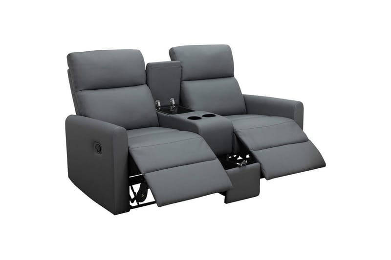 Recliner Dacoulas Antrasitt, PU/tre - Antrasitt, PU/tre - Møbler - Stoler - Lenestoler - Recliner