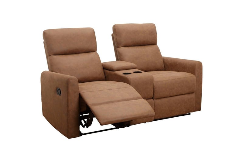 Recliner Dacoulas Kognac, Cowboy PU/tre - Kognac, Cowboy PU/tre - Møbler - Stoler - Lenestoler - Recliner