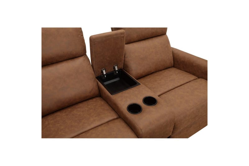 Recliner Dacoulas Kognac, Cowboy PU/tre - Kognac, Cowboy PU/tre - Møbler - Stoler - Lenestoler - Recliner