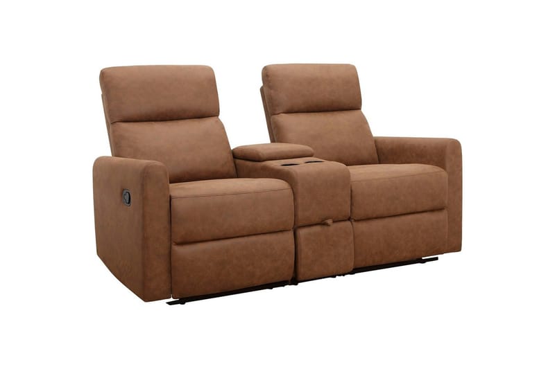 Recliner Dacoulas Kognac, Cowboy PU/tre - Kognac, Cowboy PU/tre - Møbler - Stoler - Lenestoler - Recliner