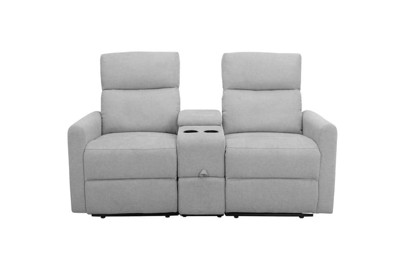Recliner Dacoulas Lys grå, Stoff/tre - Lys grå, Stoff/tre - Møbler - Stoler - Lenestoler - Recliner