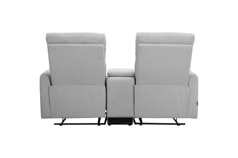 Recliner Dacoulas Lys grå, Stoff/tre - Lys grå, Stoff/tre - Møbler - Stoler - Lenestoler - Recliner