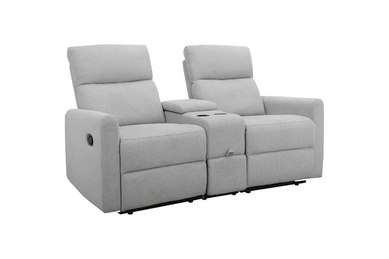 Recliner Dacoulas Lys grå, Stoff/tre - Lys grå, Stoff/tre - Møbler - Stoler - Lenestoler - Recliner